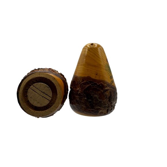 Vintage Olvera Street Los Angeles California Pine Cone Salt & Pepper Shakers - Picture 6 of 6
